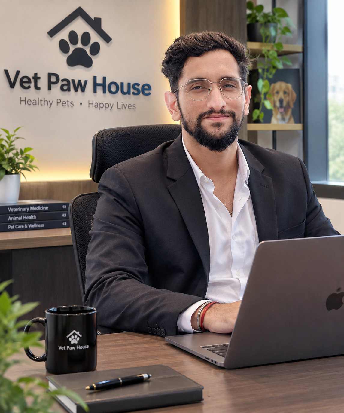 Dr. Sahil Choudhary, Founder & CEO of Vet Paw House